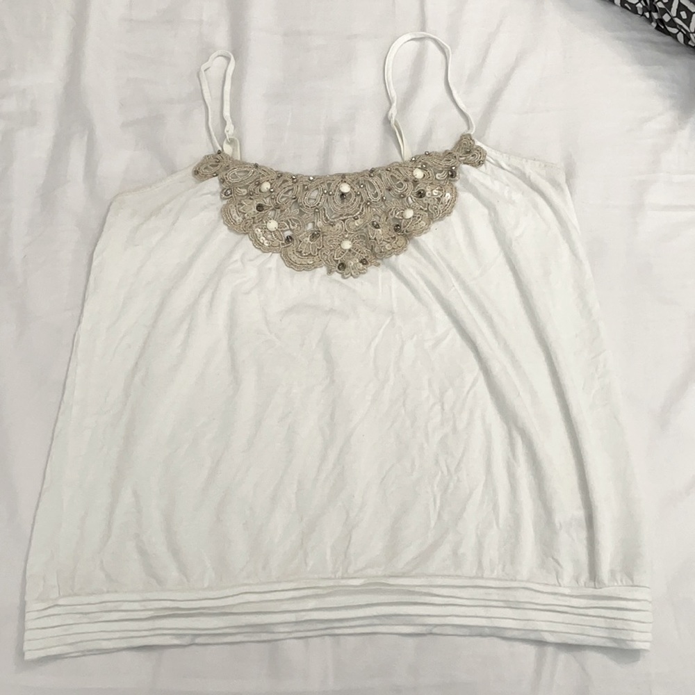 Express Embellished Tank Top Medium